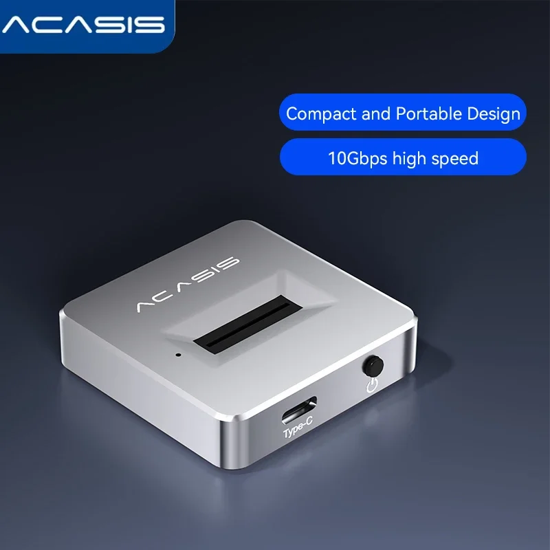 ACASIS M.2 NVMe SATA SSD Enclosure USB 3.2 10Gbps Tool-Free|Support 2230/2242/2260/2280 to 8TB, Dual Protocol for Mac Windows PC
ACASIS M.2 NVMe SATA SSD Enclosure USB 3.2 10Gbps Tool-Free|Support 2230/2242/2260/2280 to 8TB, Dual Protocol for Mac Windows PC