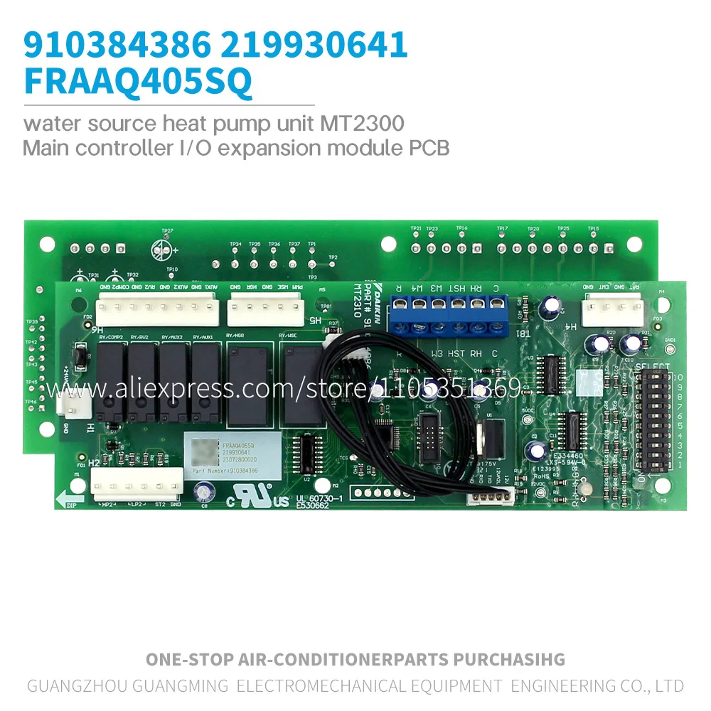 for Daikin water source heat pump unit MT2300 Main controller I/O expansion module PCB 910384386 219930641 HVAC partsFRAAQ405SQ
for Daikin water source heat pump unit MT2300 Main controller I/O expansion module PCB 910384386 219930641 HVAC partsFRAAQ405SQ