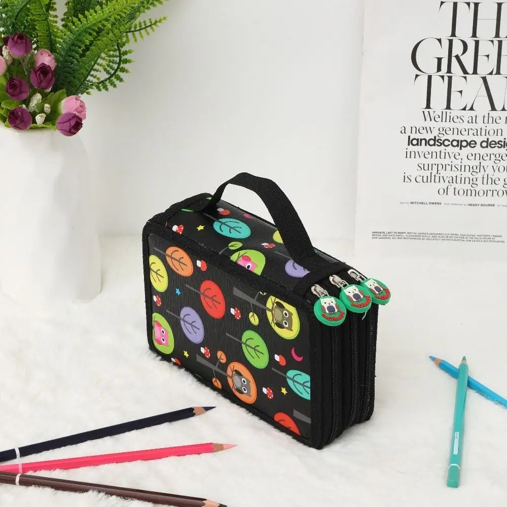 32/52/72 Hole Sketch Pencil Case Cartoon Large Capacity Pen Storage Bag Multiple Compartments Zipper Closure
32/52/72 Hole Sketch Pencil Case Cartoon Large Capacity Pen Storage Bag Multiple Compartments Zipper Closure