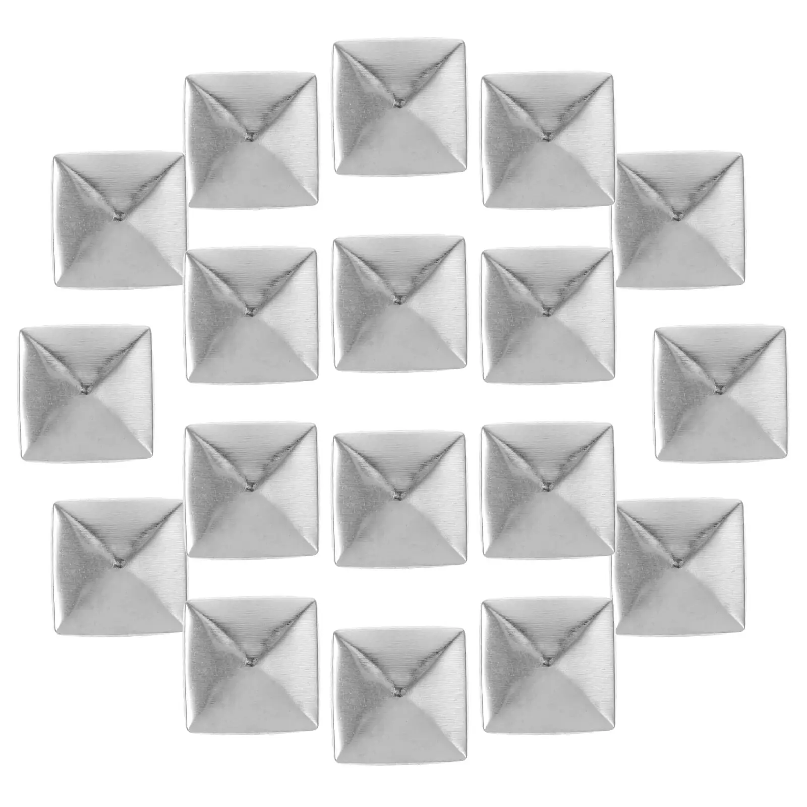 100 Pcs Pyramid Ironing Sheet Square Rivet Belt Four-jaw Spikes Shoe Studs Crafts Flat Back
100 Pcs Pyramid Ironing Sheet Square Rivet Belt Four-jaw Spikes Shoe Studs Crafts Flat Back