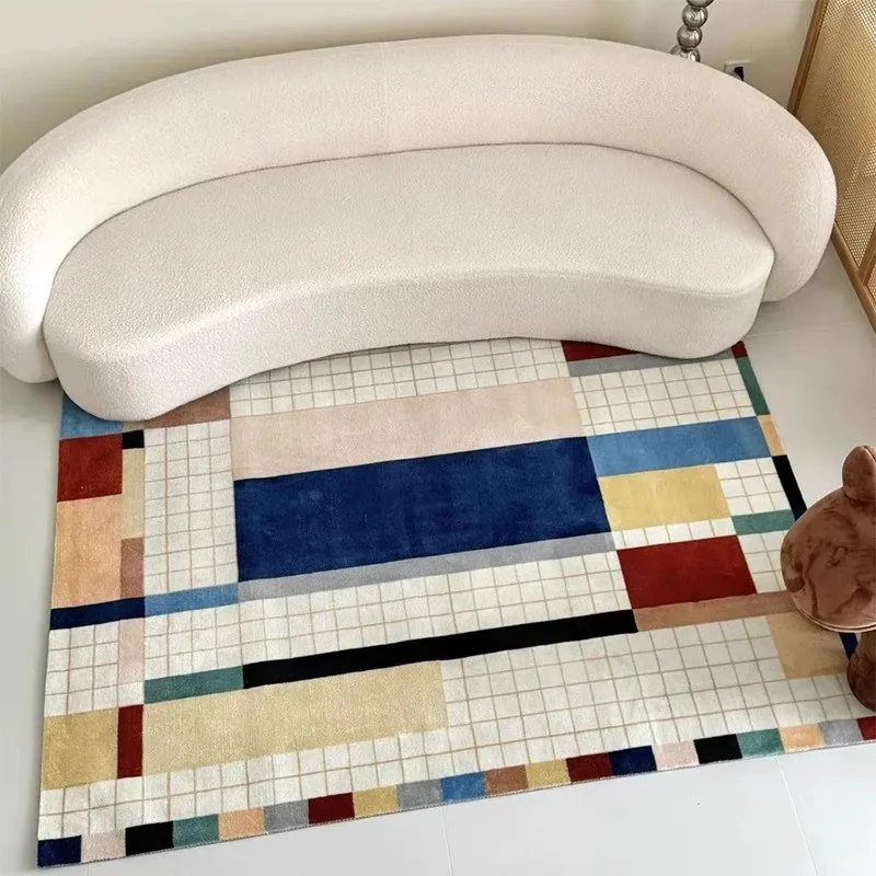 Living Room Floor Mat Non-slip Soft and Easy To Fold Bedroom Carpet Plaid Color Machine Washable Mats Large Size Home Decor Rugs
Living Room Floor Mat Non-slip Soft and Easy To Fold Bedroom Carpet Plaid Color Machine Washable Mats Large Size Home Decor Rugs