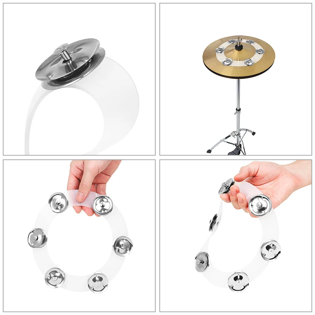 Hi-hat Ring Cymbal Tambourine Musical Percussion Drum Instrument Jingle for Ribbon
Hi-hat Ring Cymbal Tambourine Musical Percussion Drum Instrument Jingle for Ribbon