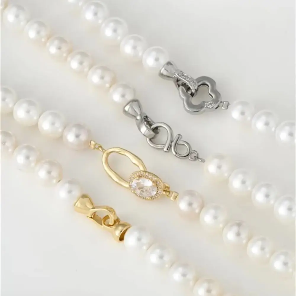 14K Gold Wrapped 8-shaped Elliptical Zircon Pearl Buckle DIY String Bracelet Necklace Accessory Buckle Accessories K901
14K Gold Wrapped 8-shaped Elliptical Zircon Pearl Buckle DIY String Bracelet Necklace Accessory Buckle Accessories K901
