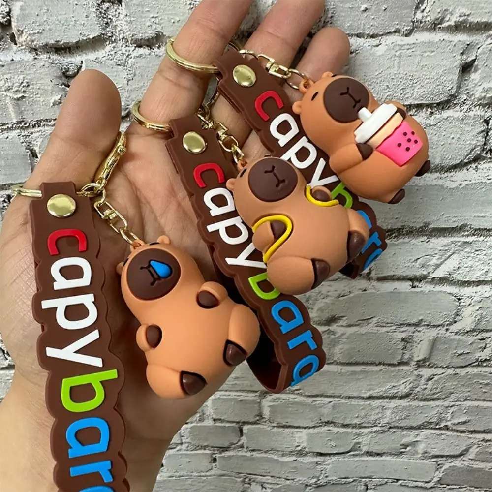 PVC Capybara Key Ring Mental Waterproof Cartoon Capybara Keychain Soft Adhesive Turtle Animal Capybara Pendant Kids
PVC Capybara Key Ring Mental Waterproof Cartoon Capybara Keychain Soft Adhesive Turtle Animal Capybara Pendant Kids