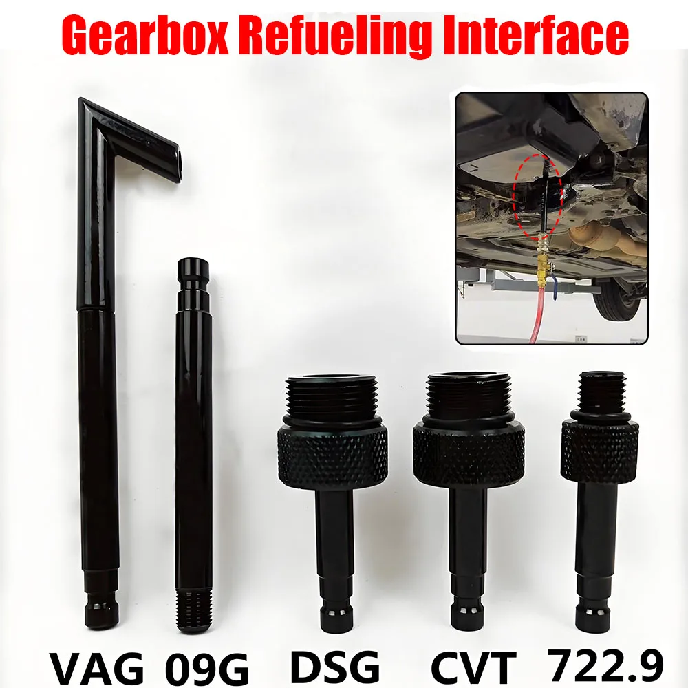 Car Transmission Fluid Filler Adapter for Audi VW DSG Transmission Refill Tool Adapter for 722.9 CVT DSG 09G 01J Fluid Change
Car Transmission Fluid Filler Adapter for Audi VW DSG Transmission Refill Tool Adapter for 722.9 CVT DSG 09G 01J Fluid Change