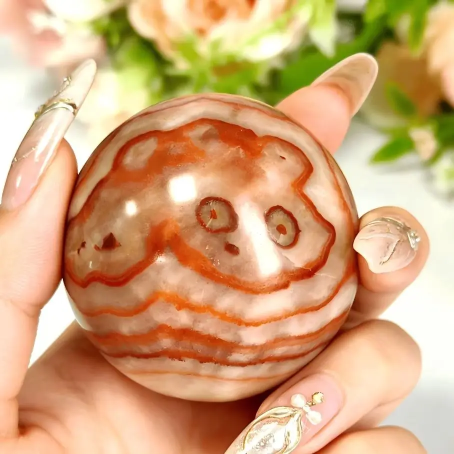 1pc Natural Red Streaks Stone Calcite Crystal Sphere, , Holiday Gift,Crystal Ball Stone Reiki Healing Quartz Spheres Desktop
1pc Natural Red Streaks Stone Calcite Crystal Sphere, , Holiday Gift,Crystal Ball Stone Reiki Healing Quartz Spheres Desktop