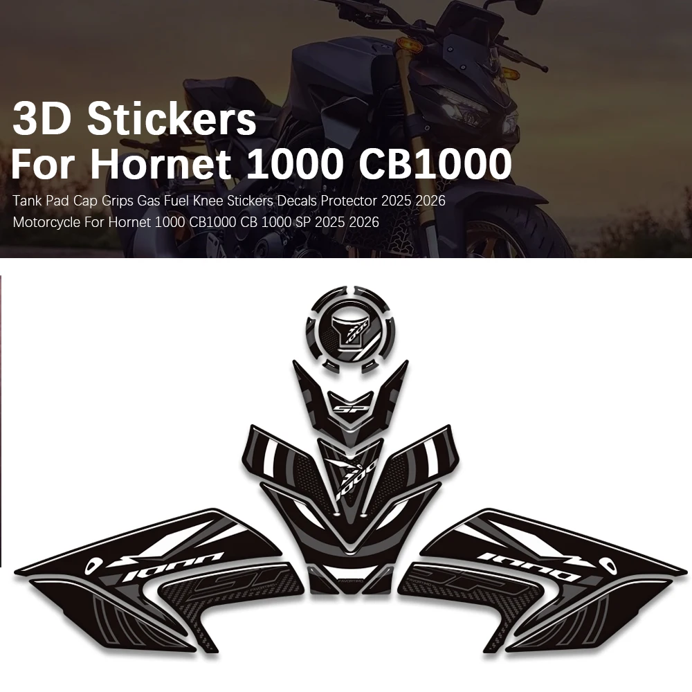 Motorcycle For Hornet 1000 CB1000 CB 1000 SP CB1000 2025-2026 Tank Pad TankPad Cap Grips Gas Fuel Knee Stickers Decals Protector
Motorcycle For Hornet 1000 CB1000 CB 1000 SP CB1000 2025-2026 Tank Pad TankPad Cap Grips Gas Fuel Knee Stickers Decals Protector