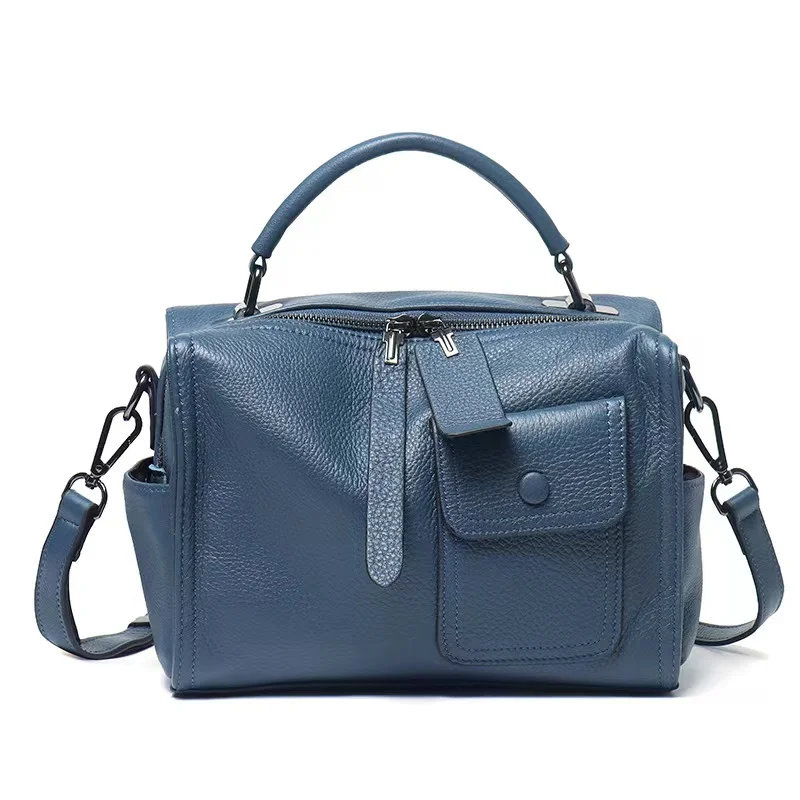 New Genuine Leather Women Bag Fashion Soft First Layer Cowhide Leather Handbag Lady Commuting Single-Shoulder Messenger Bag
New Genuine Leather Women Bag Fashion Soft First Layer Cowhide Leather Handbag Lady Commuting Single-Shoulder Messenger Bag