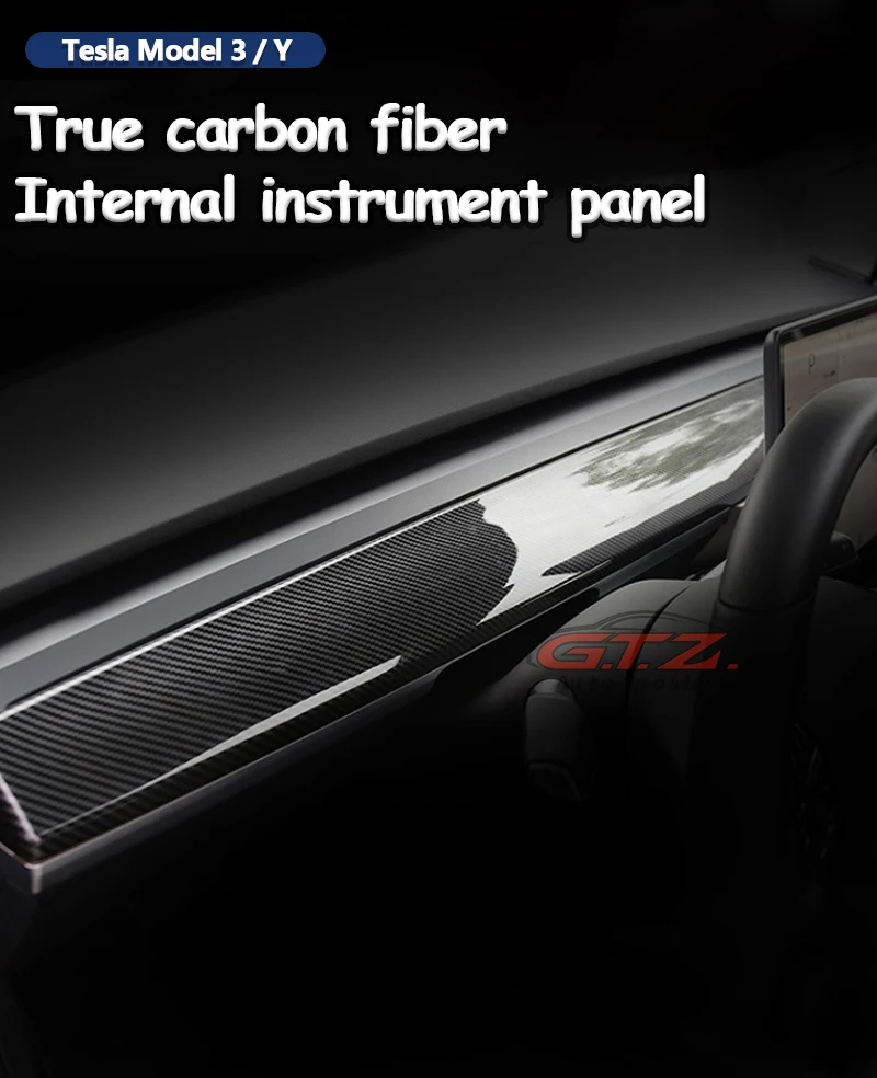 For Tesla Y/3 17-23 Dry Carbon Fiber Interior Dashboard Trim Anti-Corrosion Upgrade Kit
For Tesla Y/3 17-23 Dry Carbon Fiber Interior Dashboard Trim Anti-Corrosion Upgrade Kit