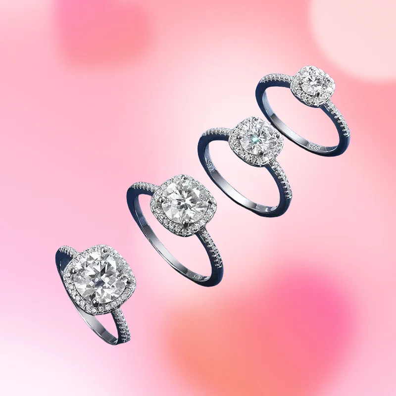 Новые круглые кольца с муассанитом цвета D для женщин, серебро S925, 1CT, 2CT, 3CT, лабораторное обручальное кольцо с бриллиантами, классические ювелирные изделия
Новые круглые кольца с муассанитом цвета D для женщин, серебро S925, 1CT, 2CT, 3CT, лабораторное обручальное кольцо с бриллиантами, классические ювелирные изделия