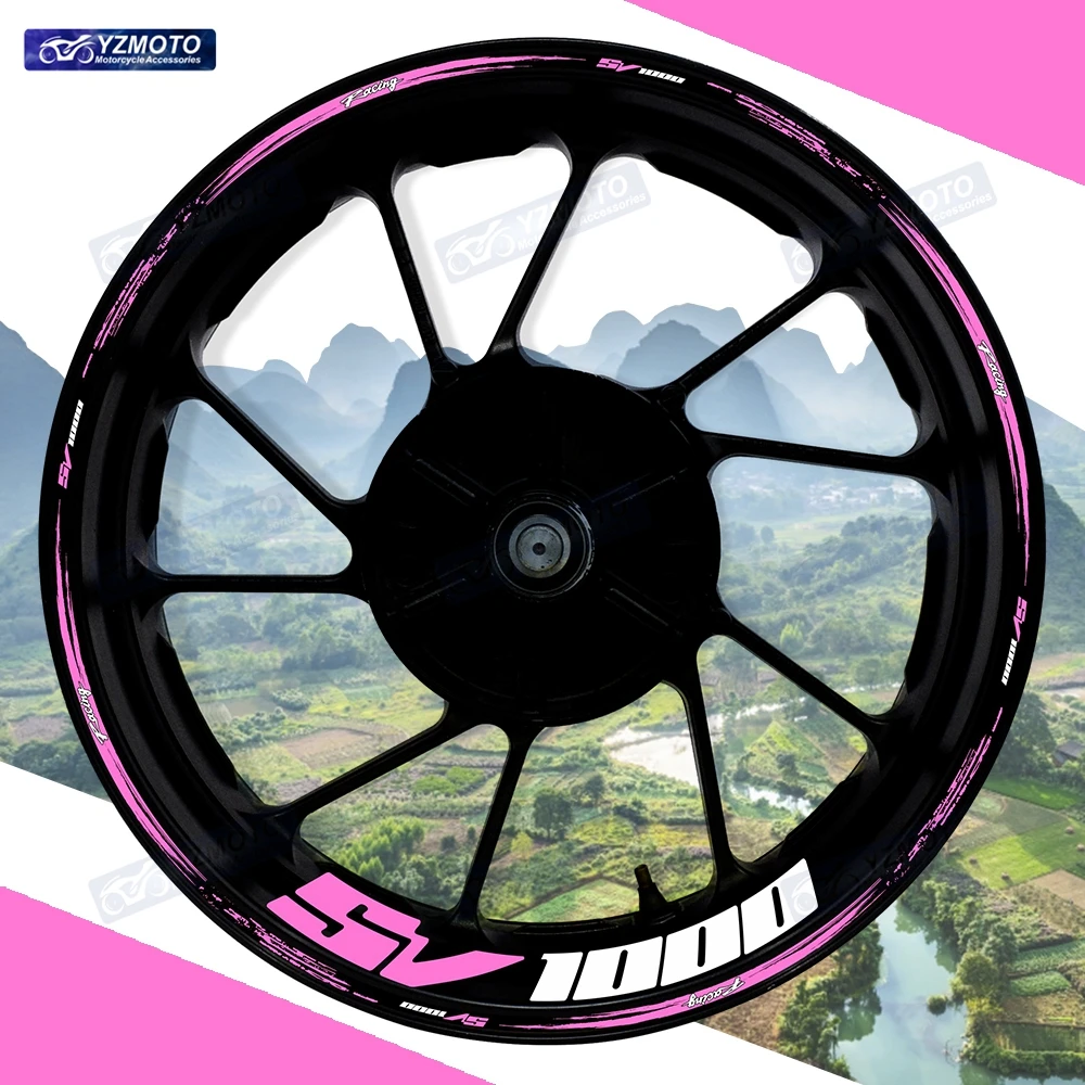 Для мотоцикла SV1000 17-дюймовая наклейка на переднее и заднее колесо, наклейка на ступицу, модифицированная светоотражающая водонепроницаемая декоративная наклейка на обод
Для мотоцикла SV1000 17-дюймовая наклейка на переднее и заднее колесо, наклейка на ступицу, модифицированная светоотражающая водонепроницаемая декоративная наклейка на обод