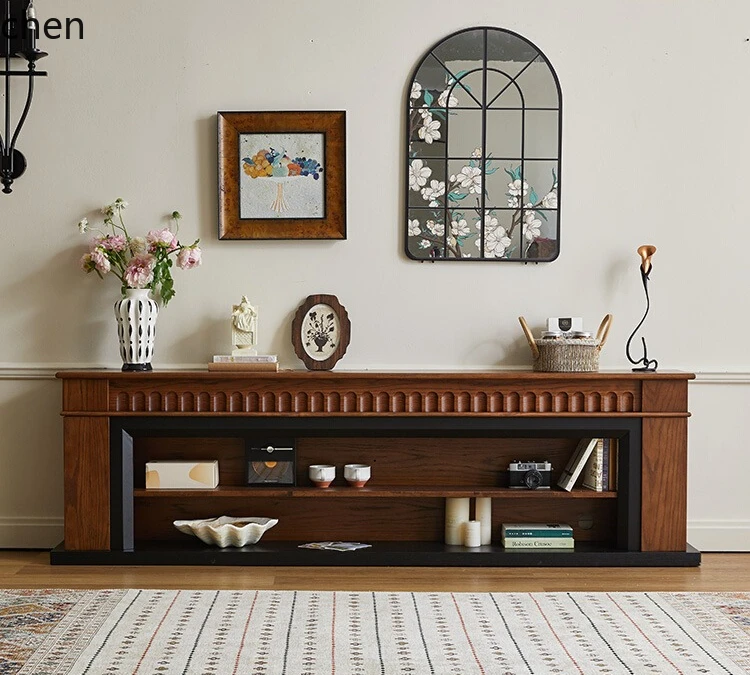 ZML fireplace TV cabinet floor-to-ceiling storage locker integrated living room home high-end coffee table combination
ZML fireplace TV cabinet floor-to-ceiling storage locker integrated living room home high-end coffee table combination