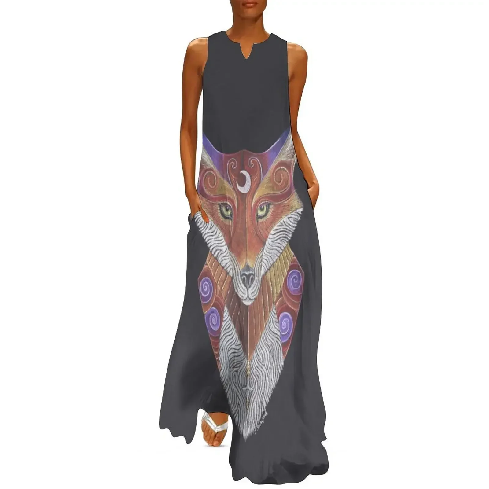 Fox Totem Long Dress prom dresses 2025 summer dress woman 2025 party dresses women women clothes Dress
Fox Totem Long Dress prom dresses 2025 summer dress woman 2025 party dresses women women clothes Dress