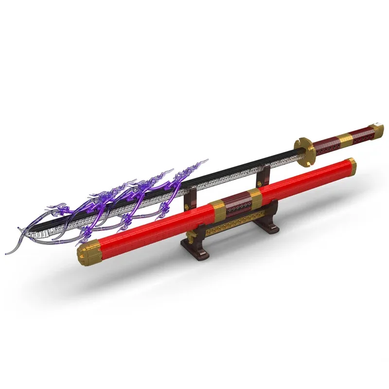 Mold King 10259, креативная идея, самурайские мечи, комплект строительных блоков со светодиодной подсветкой и подставкой, сборная сабля, игрушка для косплея для детей
Mold King 10259, креативная идея, самурайские мечи, комплект строительных блоков со светодиодной подсветкой и подставкой, сборная сабля, игрушка для косплея для детей