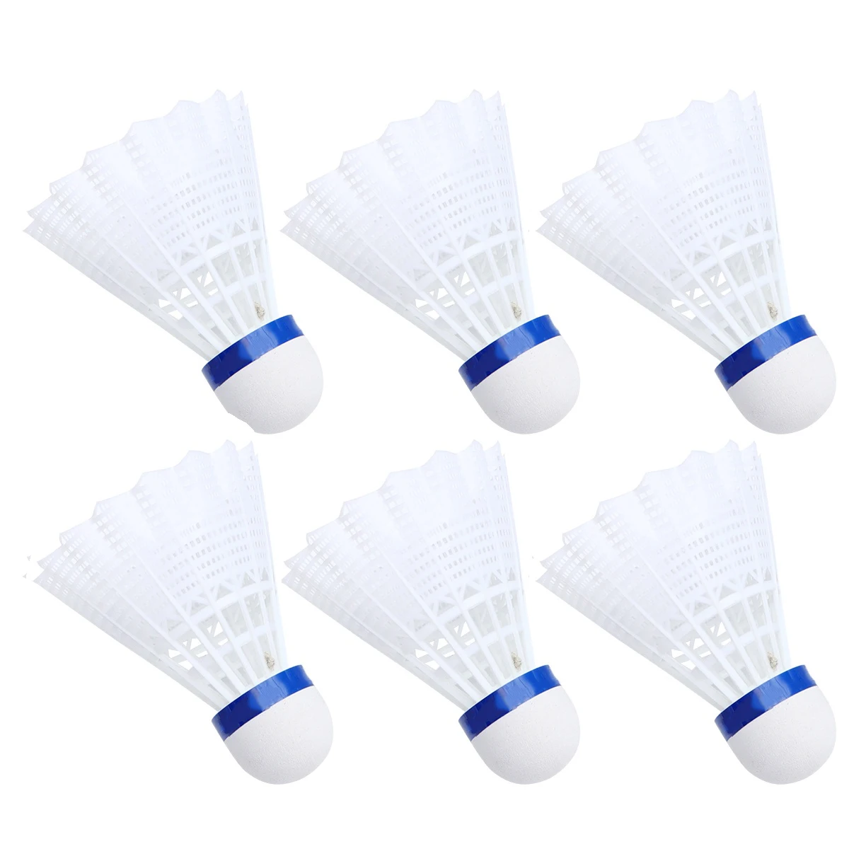 12 Pcs Durable Badminton Nylon Shuttlecocks Fitness Training Device Thickened Design Long Lasting Elasticity Family Fun
12 Pcs Durable Badminton Nylon Shuttlecocks Fitness Training Device Thickened Design Long Lasting Elasticity Family Fun