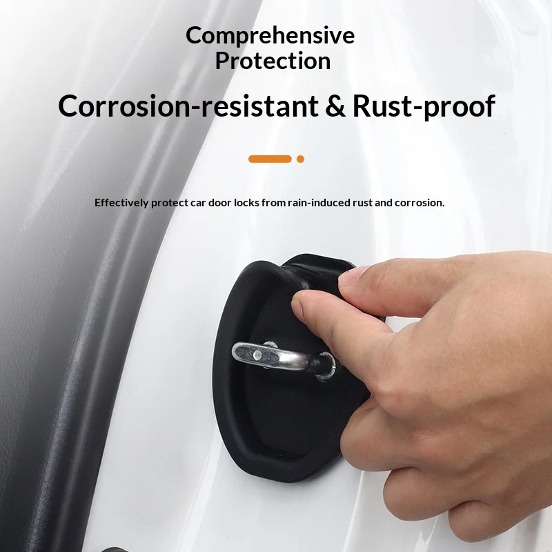 Silicone Door Striker Buffer Covers Shock Absorbing Noise Reduction Door Protector, Car Modification Accessories
Silicone Door Striker Buffer Covers Shock Absorbing Noise Reduction Door Protector, Car Modification Accessories