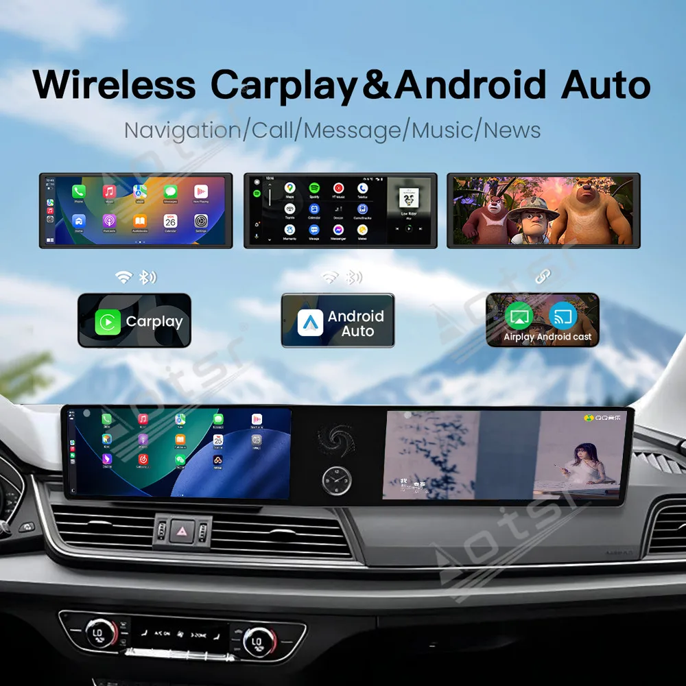 Dual 12.3 Inch In-Dash Touch Screen Car Radio GPS Navigation Stereo For Audi Q5 2017-2020 Multimedia CarPlay Android Auto 4G SIM
Dual 12.3 Inch In-Dash Touch Screen Car Radio GPS Navigation Stereo For Audi Q5 2017-2020 Multimedia CarPlay Android Auto 4G SIM