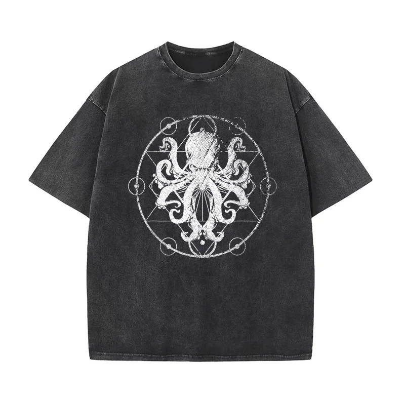 Retro Octopus Pure Cotton T-shirt Men's Tee Shirt Short Sleeve Male Clothes Fashion Oversized Art Graphic Clothing Printed
Retro Octopus Pure Cotton T-shirt Men's Tee Shirt Short Sleeve Male Clothes Fashion Oversized Art Graphic Clothing Printed