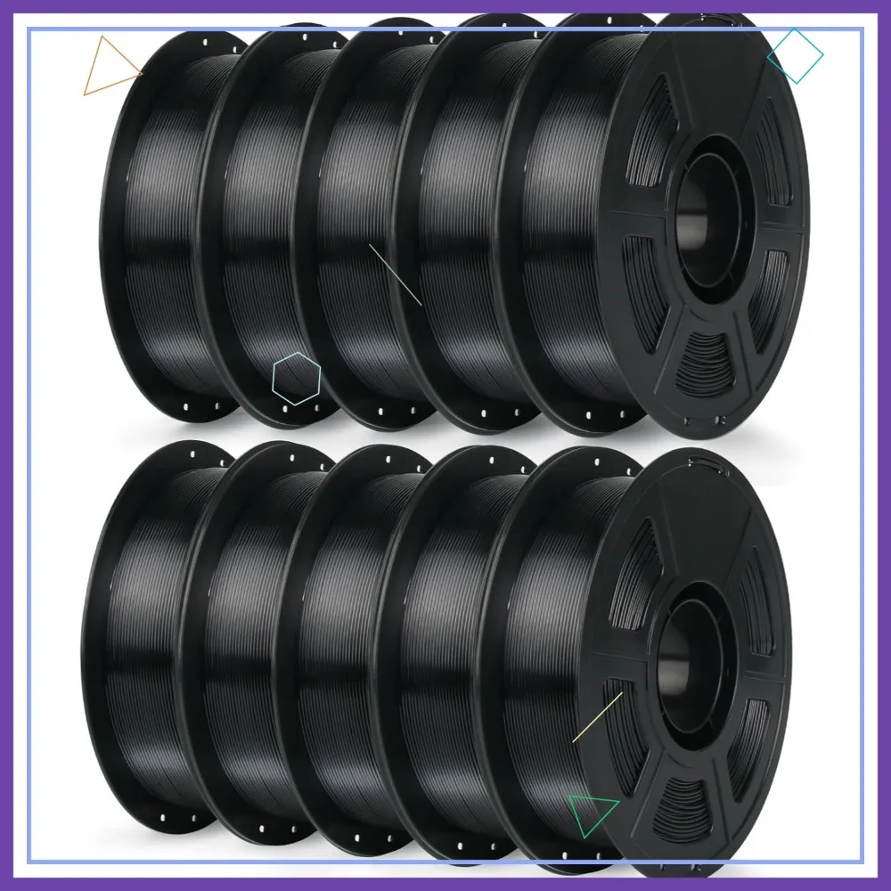 10KG PETG Filament Bundle Black 1.75mm High Precision Strong Toughness +/-0.02mm for FDM Printers AMS
10KG PETG Filament Bundle Black 1.75mm High Precision Strong Toughness +/-0.02mm for FDM Printers AMS