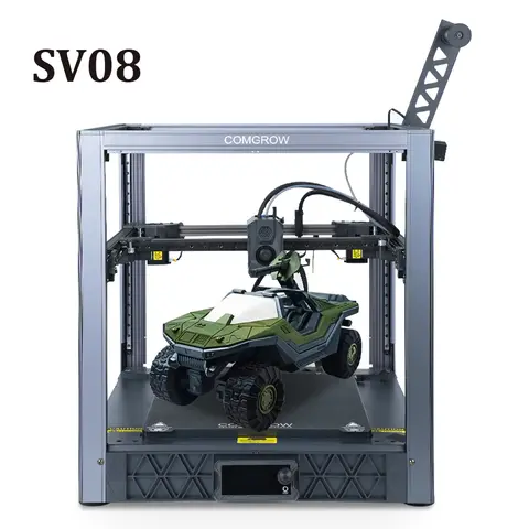 Comgrow SV08 Core-XY 3D Drucker mit Kamera Voron 2.4 Open Source Remote Control Z-Motore, Max 700mm/s High Speed