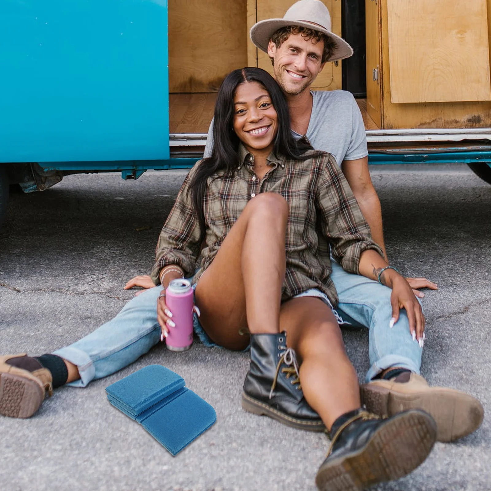 2Pcs Portable Foldable Outdoor Seat Cushions Waterproof Camping Picnic Mat Multifunctional Durable Fold- 
2Pcs Portable Foldable Outdoor Seat Cushions Waterproof Camping Picnic Mat Multifunctional Durable Fold-