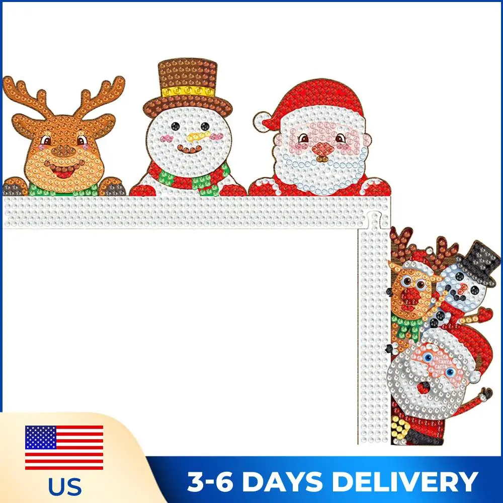 Рождественский снеговик, гном, олень — деревянный декор для двери с алмазной вышивкой и стразами, украшение для дверного проема, топпер для двери для домашнего декора
Рождественский снеговик, гном, олень — деревянный декор для двери с алмазной вышивкой и стразами, украшение для дверного проема, топпер для двери для домашнего декора