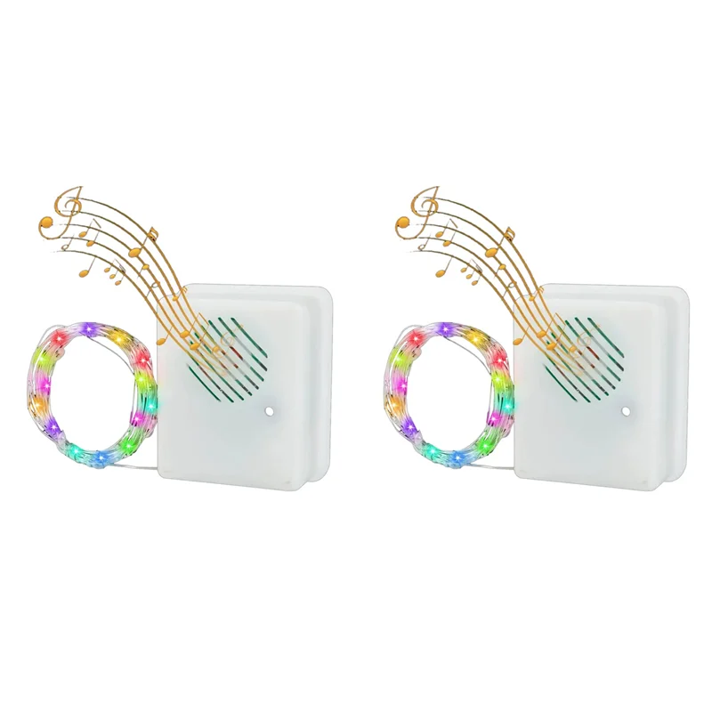 ABSS-2X DIY Christmas Sound Sensor With LED String Decorative Lights Christmas Music Speaker Colorful
ABSS-2X DIY Christmas Sound Sensor With LED String Decorative Lights Christmas Music Speaker Colorful