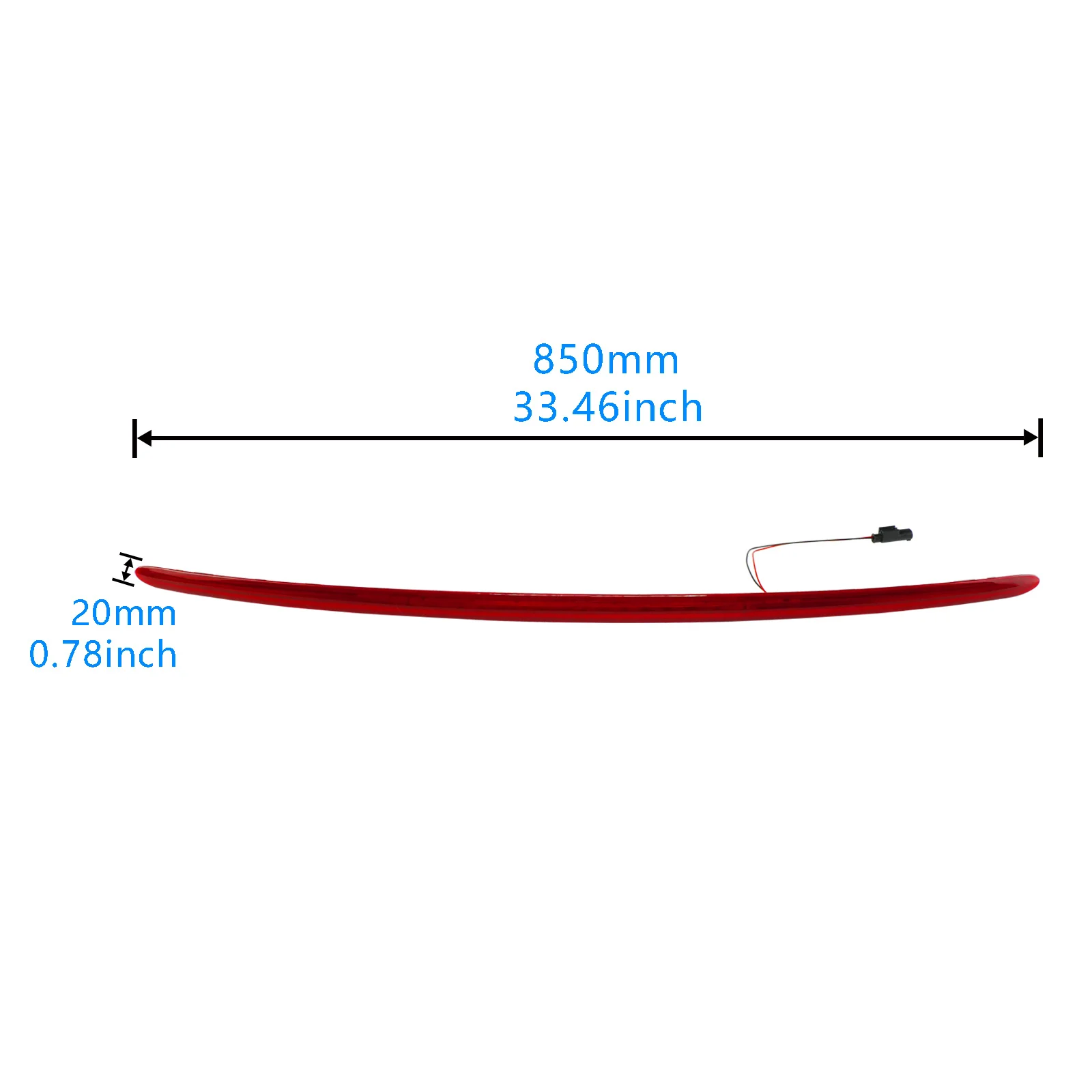 For BMW Mini Clubman R55 2007-14 Red Lens LED High Level Third Brake Stop Light