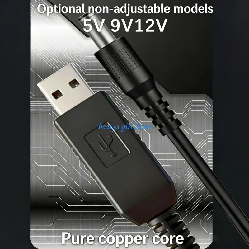 C7AB USB to DC5.5mm 5V/9V/12V Charging Converters 8 Adapters for Travel Use
C7AB USB to DC5.5mm 5V/9V/12V Charging Converters 8 Adapters for Travel Use