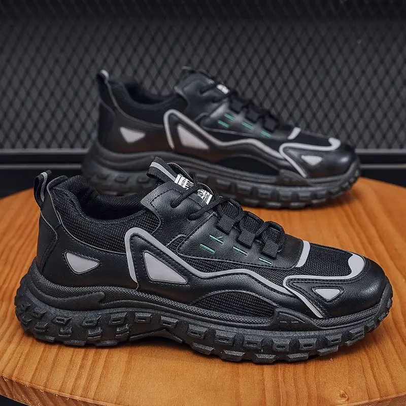 Men's Spring 2025 Breathable Mesh Shoes Anti-slip Wear-resistant Worksite Casual Fashion Dad Shoes Korean Style round Toe
Men's Spring 2025 Breathable Mesh Shoes Anti-slip Wear-resistant Worksite Casual Fashion Dad Shoes Korean Style round Toe