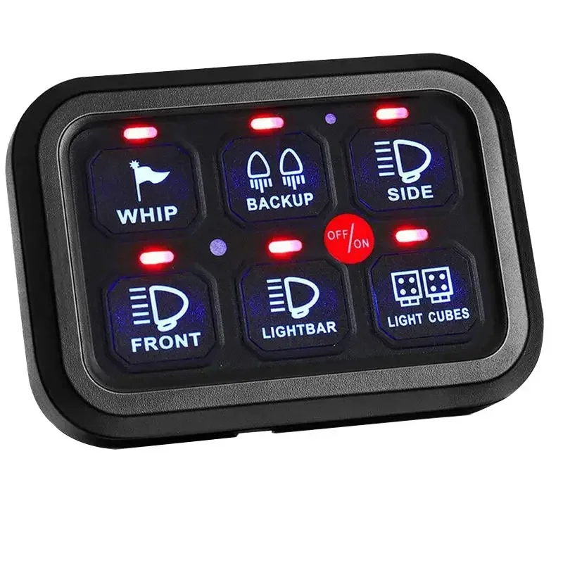 New Accesorios Para Driving Light 6 Gang Switch Controller Digital Blue-tooth Control Switch Panel - 6 Gang Switch Pane
New Accesorios Para Driving Light 6 Gang Switch Controller Digital Blue-tooth Control Switch Panel - 6 Gang Switch Pane
