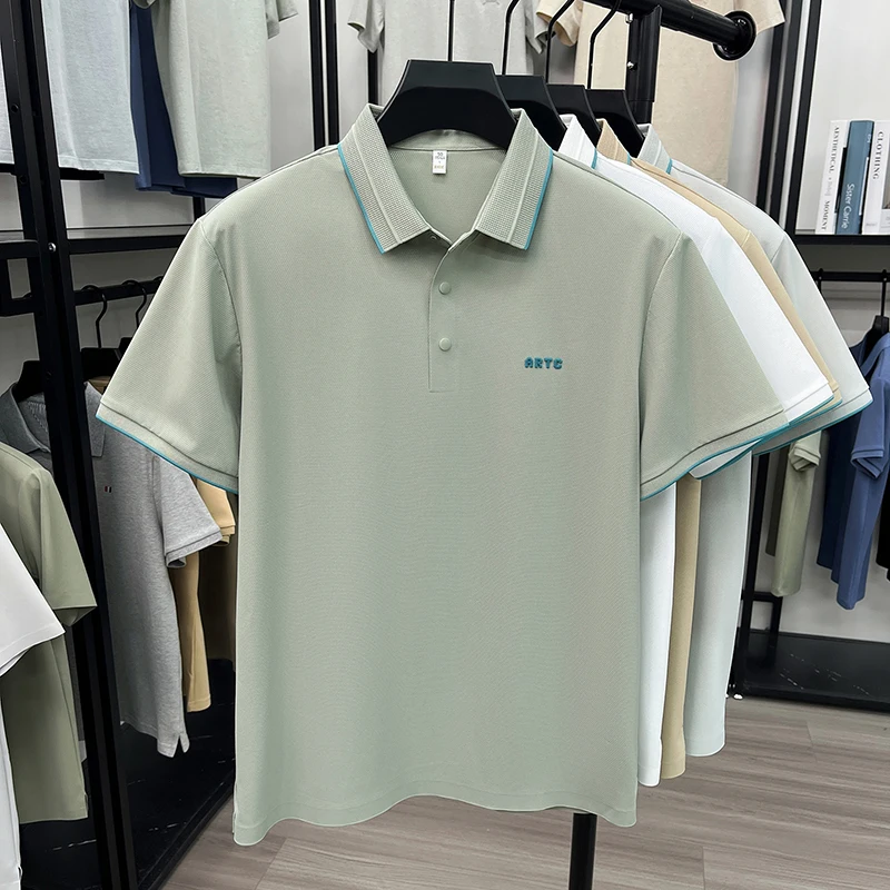 Men's 2026 New Arrival Nylon Spandex Polo Shirt Contrast Trim Small Embroidery Waffle Knit Breathable Summer Top
Men's 2026 New Arrival Nylon Spandex Polo Shirt Contrast Trim Small Embroidery Waffle Knit Breathable Summer Top