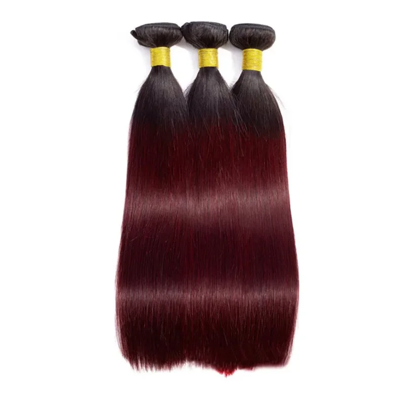 Burgundy Human Hair Bundles 12-26 Inch Straight Brazilian Virgin Double Weft Hair Extensions For Women 100g/Pc 1B/99J
Burgundy Human Hair Bundles 12-26 Inch Straight Brazilian Virgin Double Weft Hair Extensions For Women 100g/Pc 1B/99J