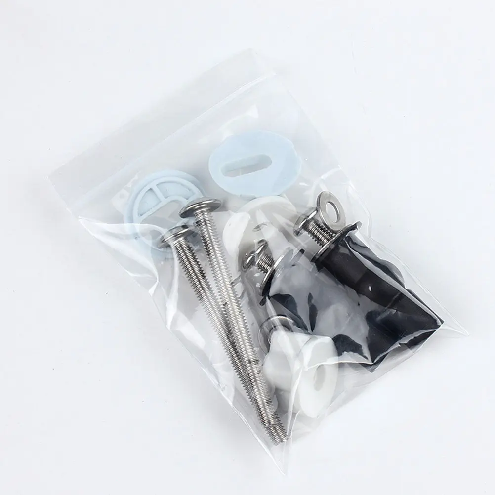 1Set Toilet Seat Bolts Screws Kit for Toilet Lid Installation Stainless Steel Pom Rubber Components Rust Resistant Sturdy
1Set Toilet Seat Bolts Screws Kit for Toilet Lid Installation Stainless Steel Pom Rubber Components Rust Resistant Sturdy