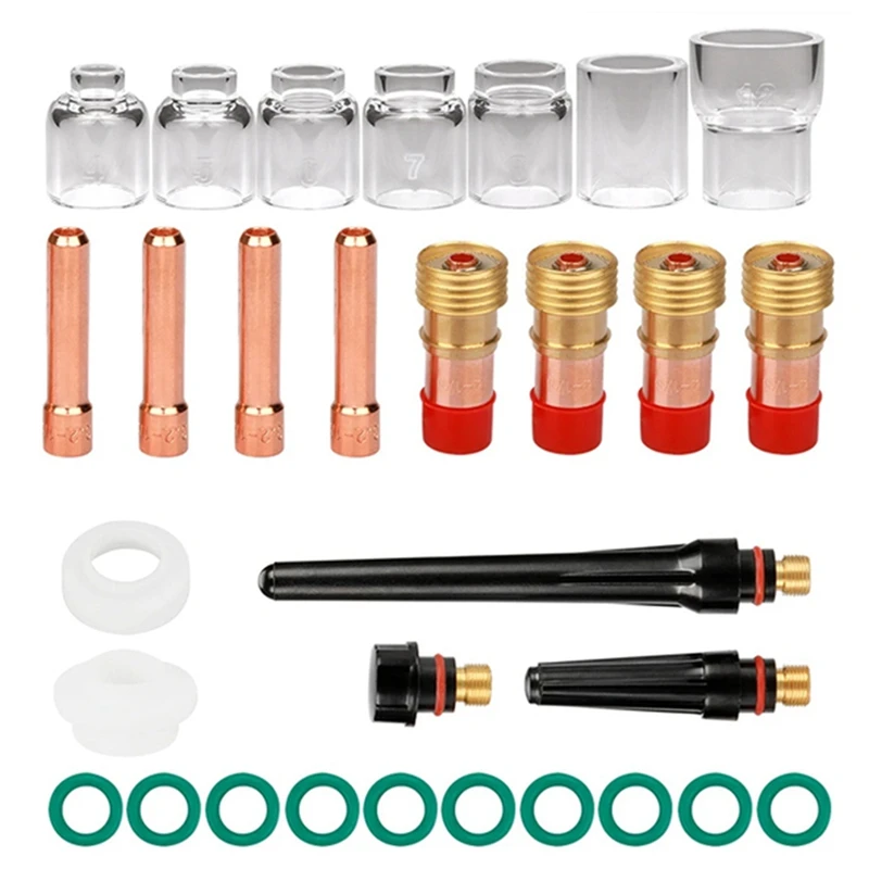 TIG Welding Torch TIG Welding Torch Accessories Stubby Gas Lens Pyrex-Glass Cup 3.2Mm
TIG Welding Torch TIG Welding Torch Accessories Stubby Gas Lens Pyrex-Glass Cup 3.2Mm