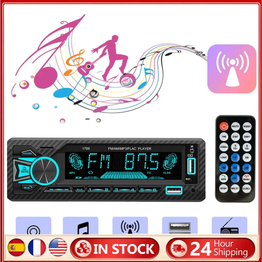 1 Din MP3 Player In Dash Kit Bluetooth-Compatible Car Stereo Player Handsfree Call FM Radio with Remote Control Car Radio Audio
1 Din MP3 Player In Dash Kit Bluetooth-Compatible Car Stereo Player Handsfree Call FM Radio with Remote Control Car Radio Audio