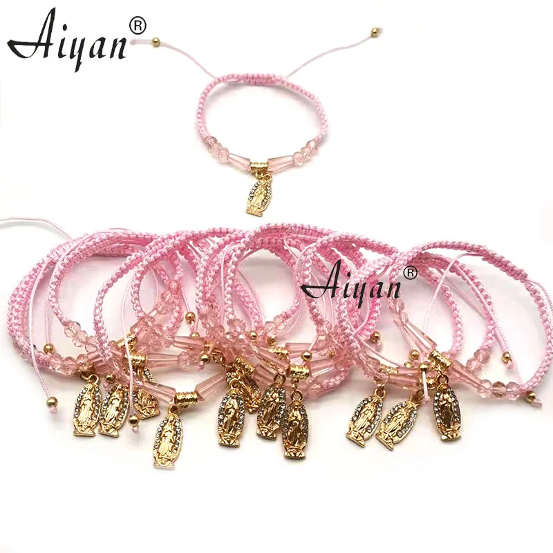 12 Pieces Religious Virgin Mary St. Jude And St. Benedict Alloy And Crystal Woven Bracelets Can Given As Gifts Or For Prayer
12 Pieces Religious Virgin Mary St. Jude And St. Benedict Alloy And Crystal Woven Bracelets Can Given As Gifts Or For Prayer