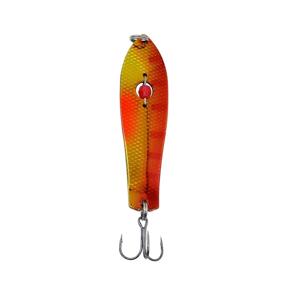 5pcs/Box 93mm Length Fishing Lure Spinners Brass Material Metal Construction Spoon Hard Bait 28g Weight Brass Spinner
5pcs/Box 93mm Length Fishing Lure Spinners Brass Material Metal Construction Spoon Hard Bait 28g Weight Brass Spinner