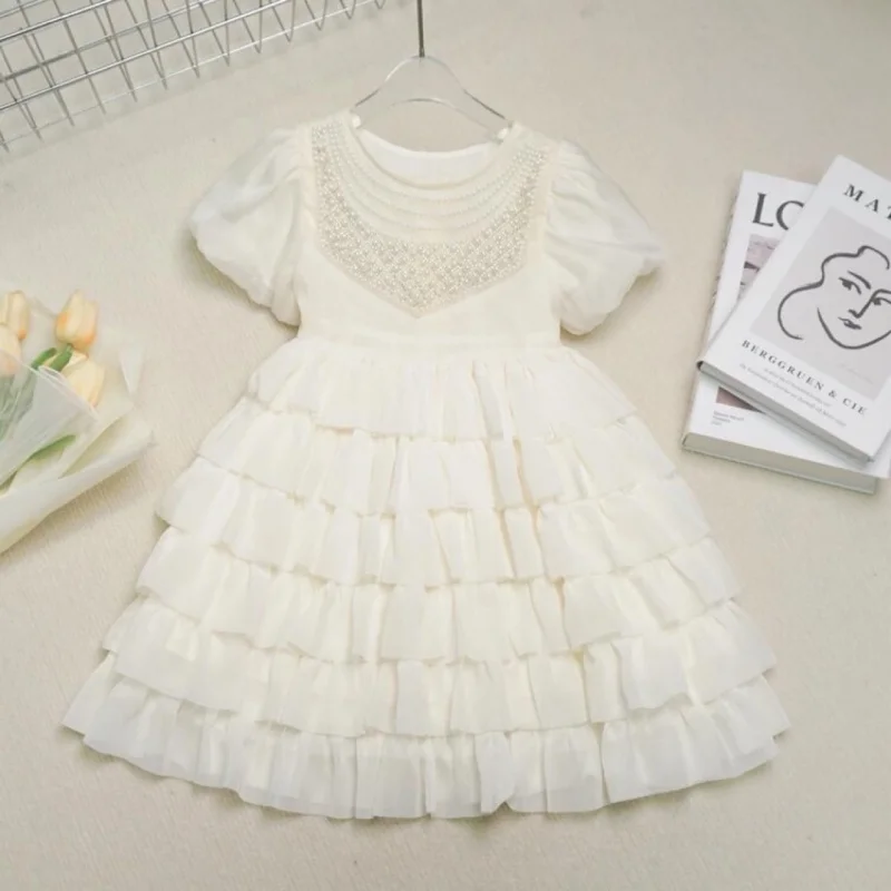 2024Internet Celebrity Princess Dress Same Style Pearl Exquisite Children's Full Dress Lady Cake Dress Birthday
2024Internet Celebrity Princess Dress Same Style Pearl Exquisite Children's Full Dress Lady Cake Dress Birthday