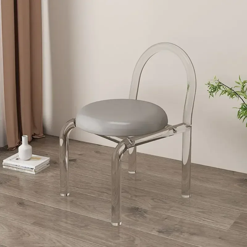 Acrylic Home Student Chair Makeup Room Restaurant Crystal Chairs Dining Chair Minimalist Nordic Style Plastic Stools Furniture
Acrylic Home Student Chair Makeup Room Restaurant Crystal Chairs Dining Chair Minimalist Nordic Style Plastic Stools Furniture