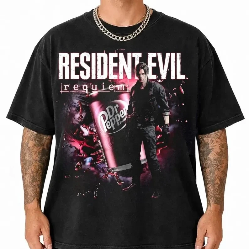 Resident Evil Dr.P Collaboration T-Shirt 100% Cotton Graphic Tee Men Women Kids Summer Streetwear Top
Resident Evil Dr.P Collaboration T-Shirt 100% Cotton Graphic Tee Men Women Kids Summer Streetwear Top