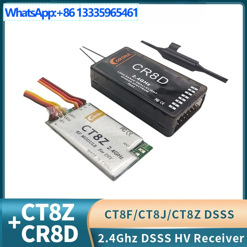 Crown CORONA 2,4 ГГц CR8D + CT8Z Модель самолета RC Мотор с неподвижным крылом Двигатель 4,8 В-6 В
Crown CORONA 2,4 ГГц CR8D + CT8Z Модель самолета RC Мотор с неподвижным крылом Двигатель 4,8 В-6 В