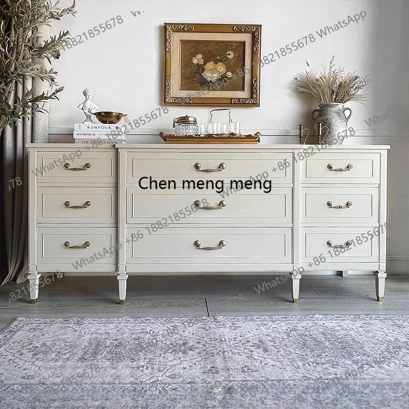 French contrasting color living room solid wood nine-bucket cabinet American retro locker against the wall vertical cabinet
French contrasting color living room solid wood nine-bucket cabinet American retro locker against the wall vertical cabinet