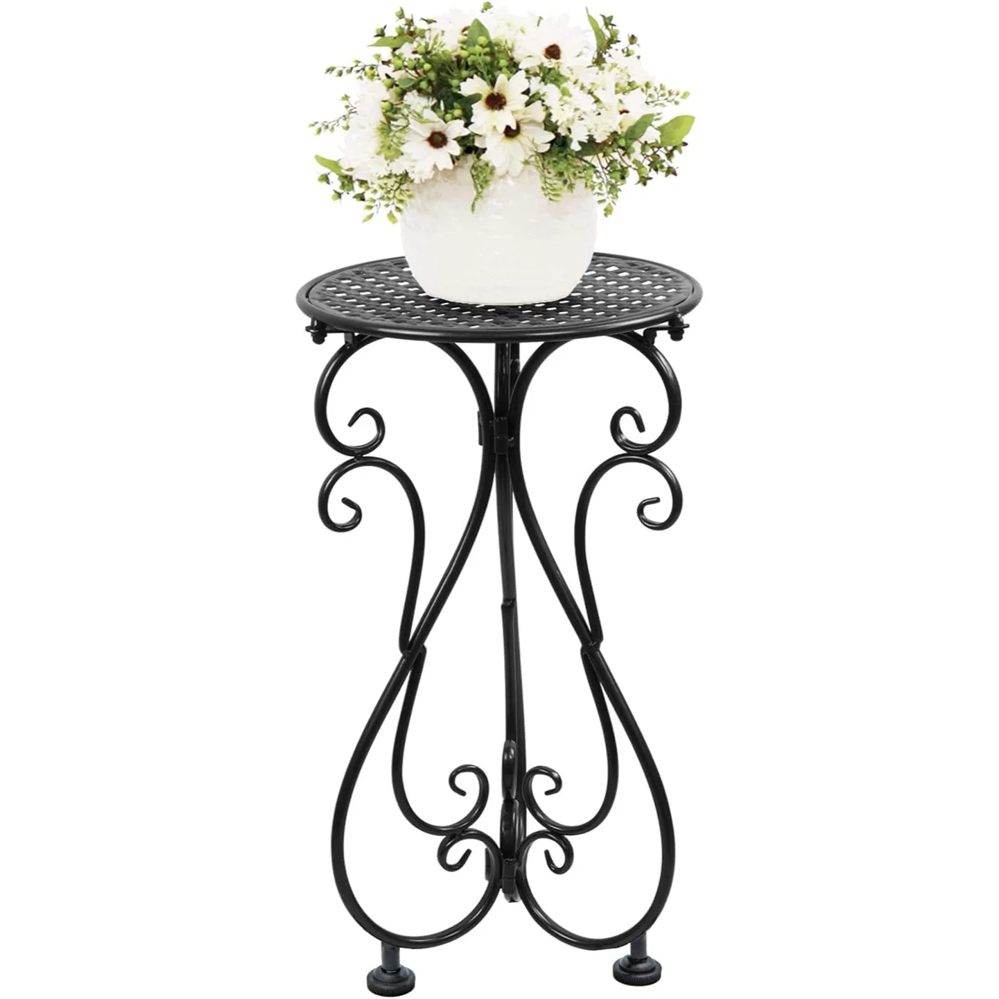 Metal Plant Stand Indoor Outdoor 17" Tall Flower Pot Holder for Patio Garden Decor Balcony Black
Metal Plant Stand Indoor Outdoor 17" Tall Flower Pot Holder for Patio Garden Decor Balcony Black