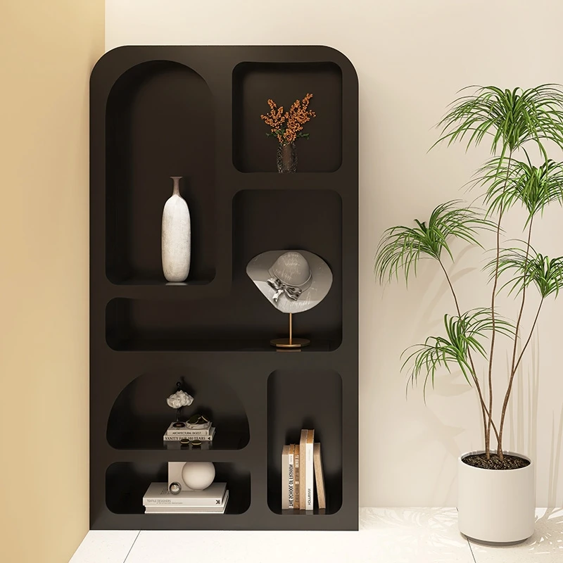 Clothing Store Display Cabinet Product Black Painted Shoes Bag Women's Clothing Store Storage
Clothing Store Display Cabinet Product Black Painted Shoes Bag Women's Clothing Store Storage