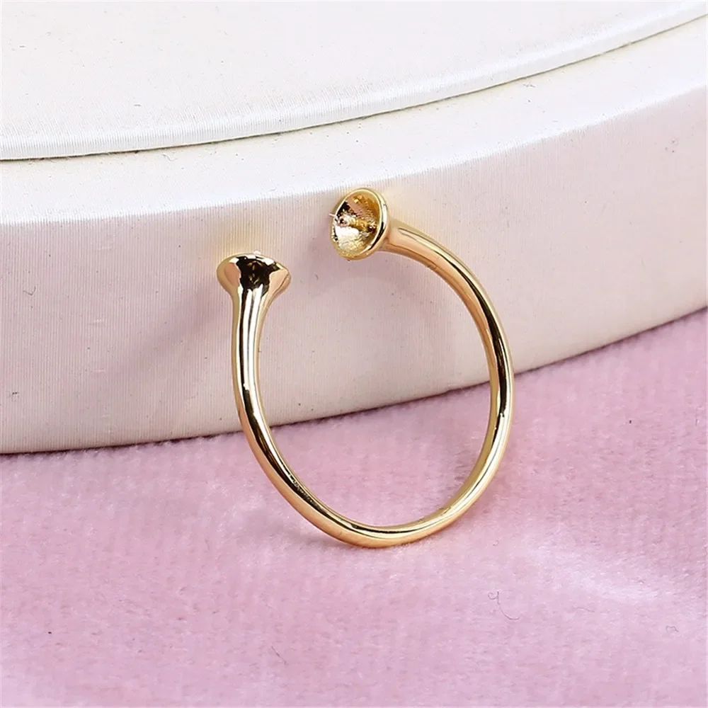 Adjustable Gold Plated Pearl Ring Settings Findings & Accessories - for Jewelry Making Bulk Wholesale Craft Supplies 6-7mm
Adjustable Gold Plated Pearl Ring Settings Findings & Accessories - for Jewelry Making Bulk Wholesale Craft Supplies 6-7mm