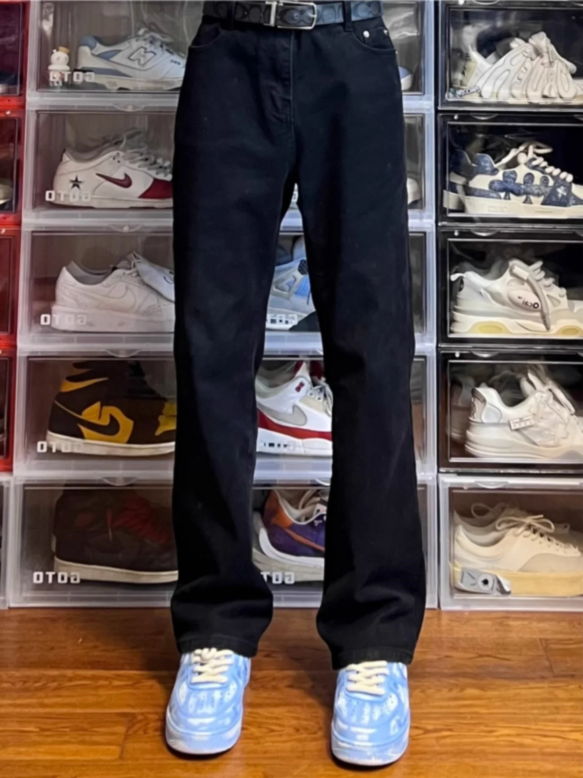 American Style Streetwear Black Vintage Washed Micro Flare Jeans Men's Straight Leg Casual Long Trousers Spring Autumn Slimming
American Style Streetwear Black Vintage Washed Micro Flare Jeans Men's Straight Leg Casual Long Trousers Spring Autumn Slimming