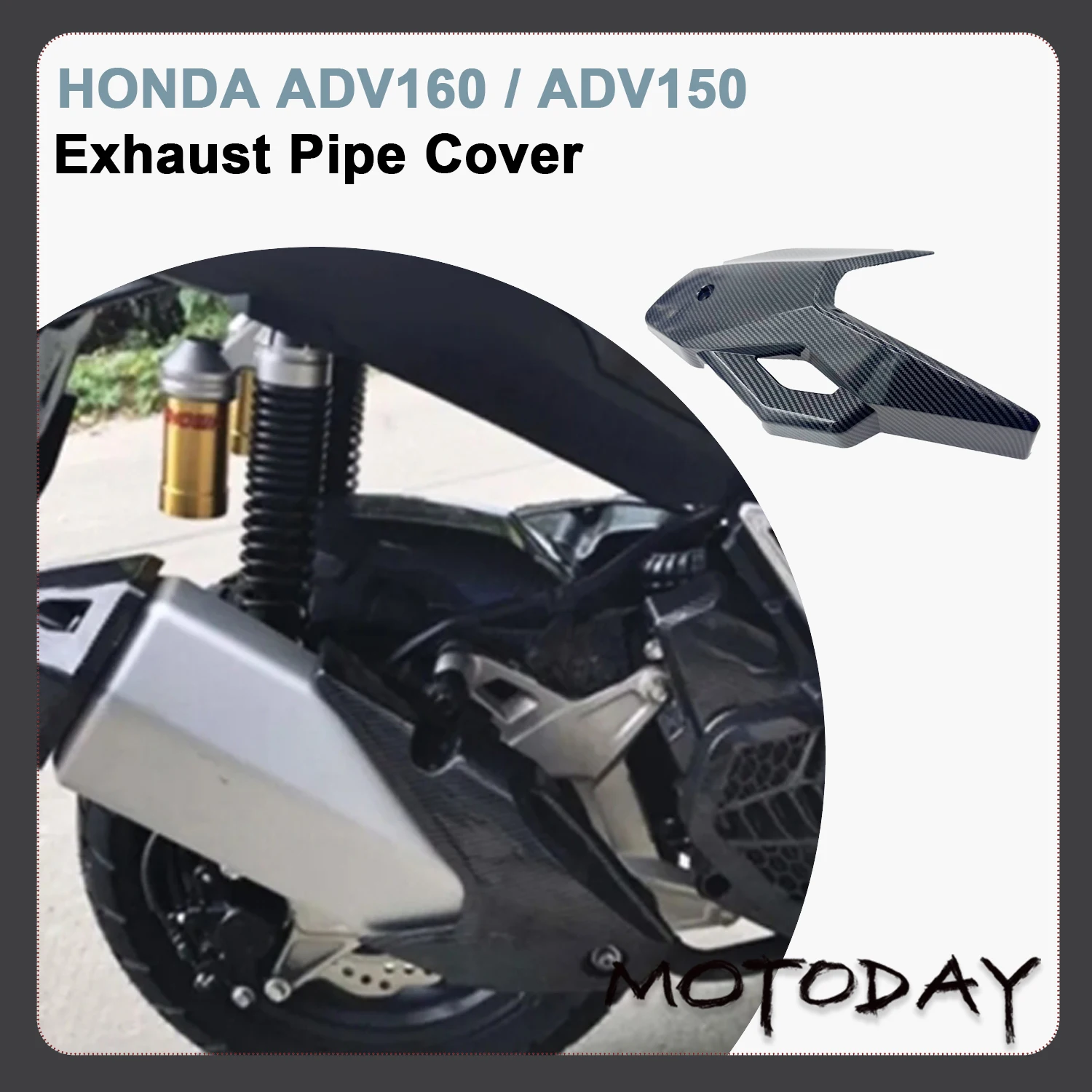 For HONDA ADV160 Exhaust Pipe Cover Decorator ADV160 Accessories ADV150 Accessories Motorcycle Accessories
For HONDA ADV160 Exhaust Pipe Cover Decorator ADV160 Accessories ADV150 Accessories Motorcycle Accessories