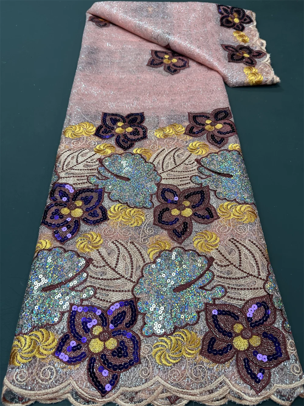African Nigerian Tulle Sewing Lace Fabric, Guipure Embroidery Dresses, Sequins, High Quality, Latest,organza 5Yards, hz119, 2024
African Nigerian Tulle Sewing Lace Fabric, Guipure Embroidery Dresses, Sequins, High Quality, Latest,organza 5Yards, hz119, 2024