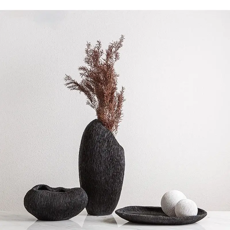 Resin Vase Coral Texture Tray Saucer Flower Irregular Stripes Modern Home Decoration Handicraft Furnishings
Resin Vase Coral Texture Tray Saucer Flower Irregular Stripes Modern Home Decoration Handicraft Furnishings